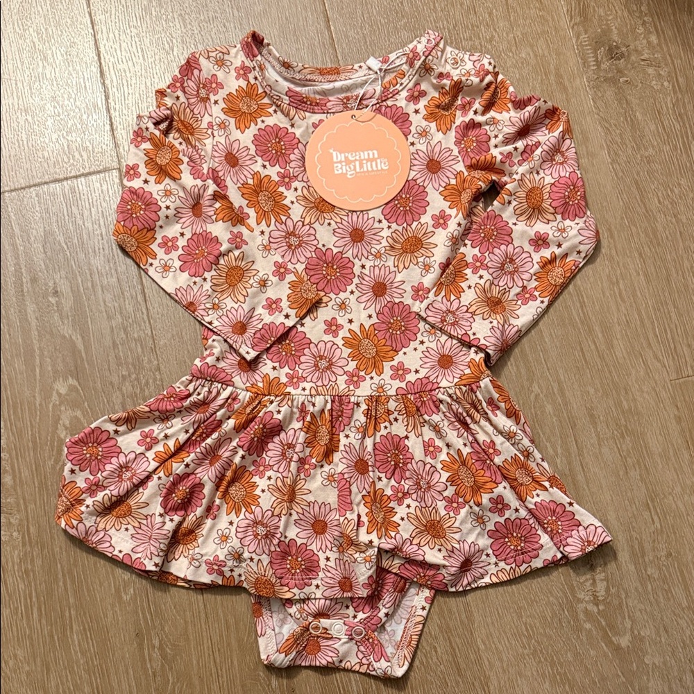 Dream big little Co. Floral Long Sleeve Kids Top